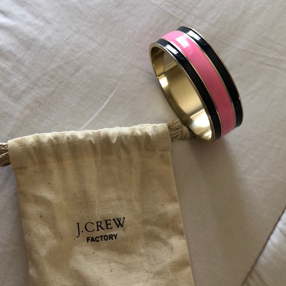 Pink and blue jure bangle